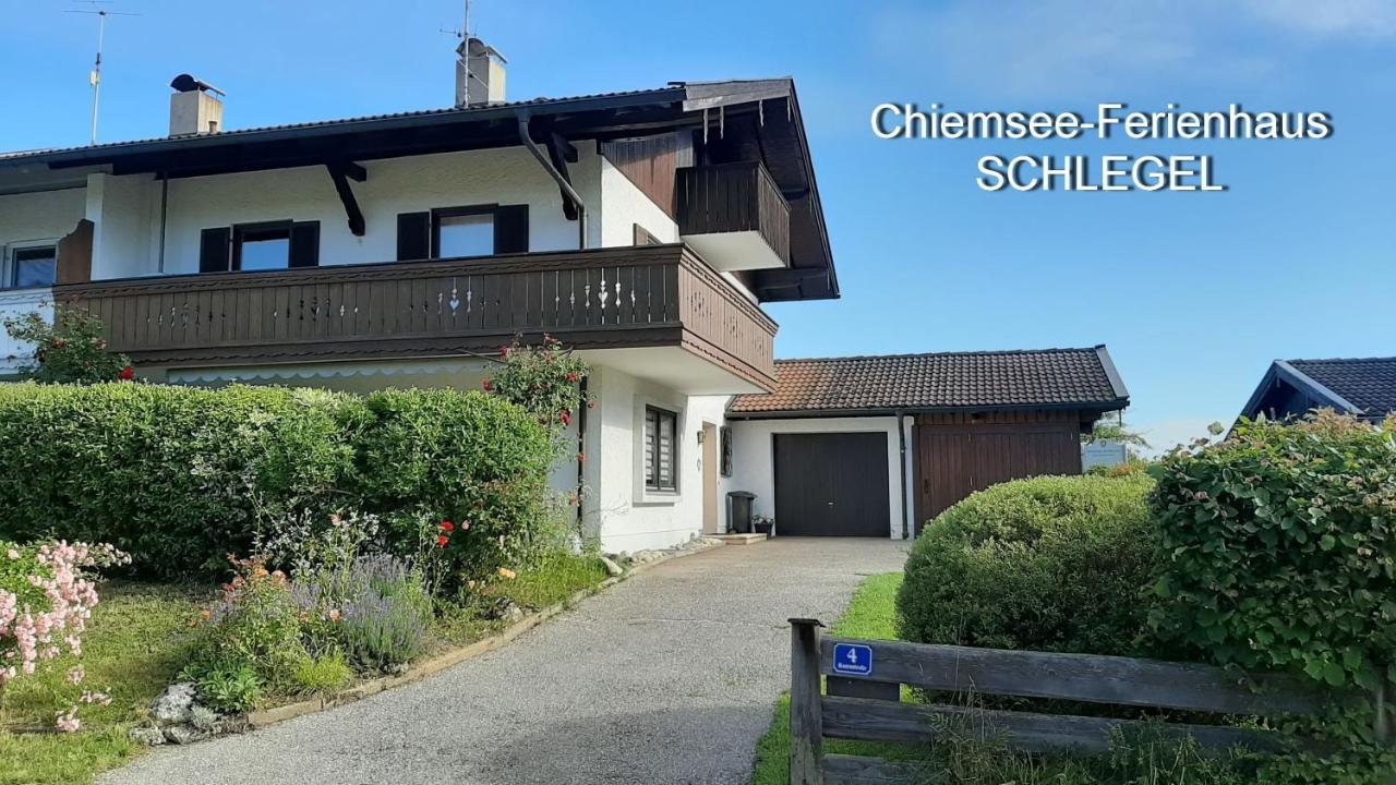 Chiemsee-Ferienhaus Schlegel Villa Breitbrunn am Chiemsee Buitenkant foto